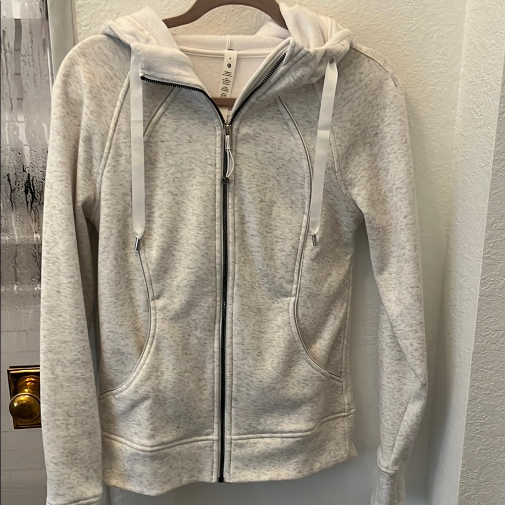 Gray Zip-Up Hoodie